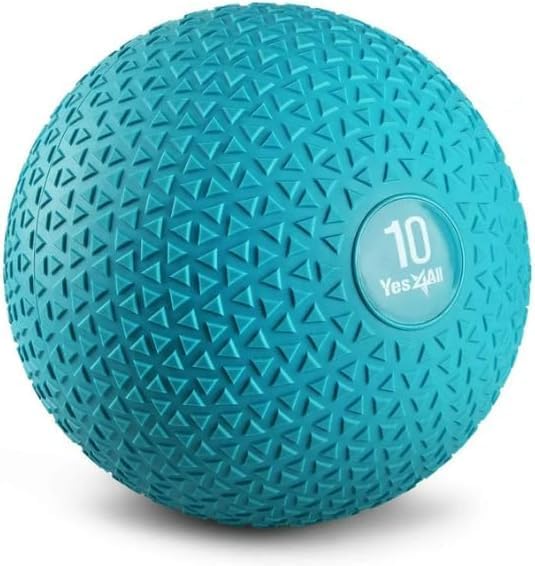 Yes4All Sand-Filled Slam Ball for Strength Training Teal